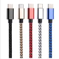 OEM Cable High Quality Colorful Nylon Braid Type C to Type C Cable